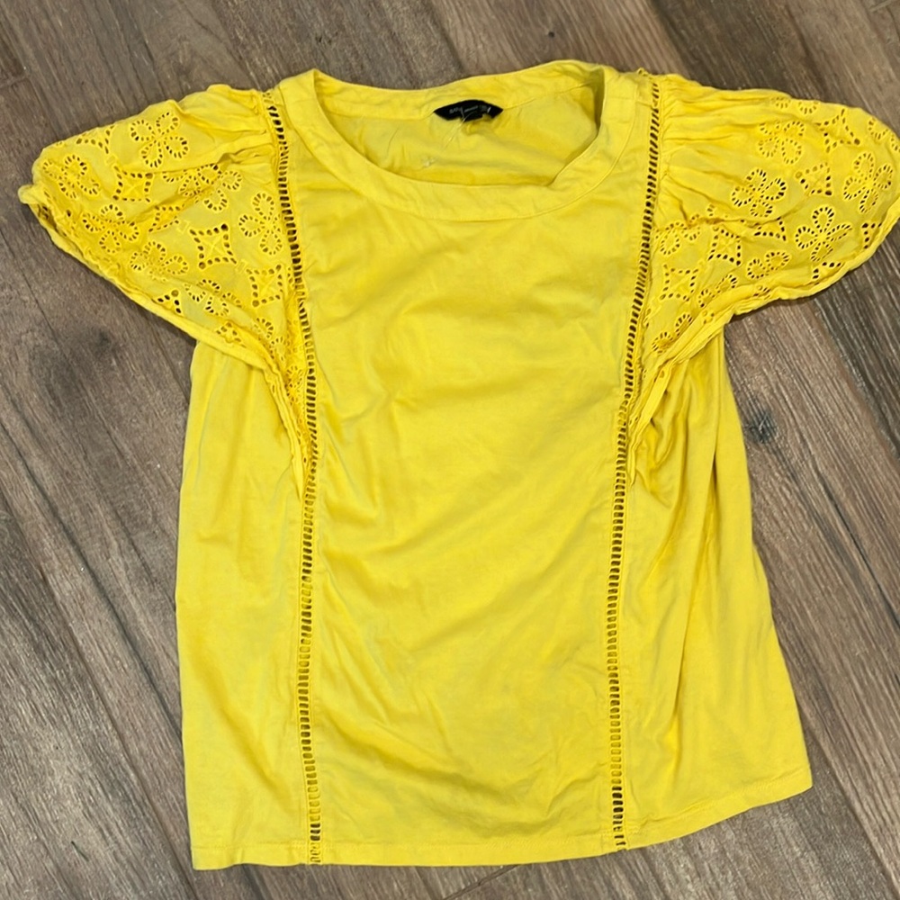 Yellow Banana Republic Top